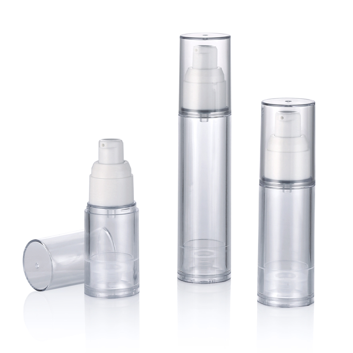 15 ml 30 ml 50 ml Flaschenluftless Pumpe Custom wiederverwendbares Vakuumsprayflaschenluftless-Cremeflasche mit feinem Spray L01-1