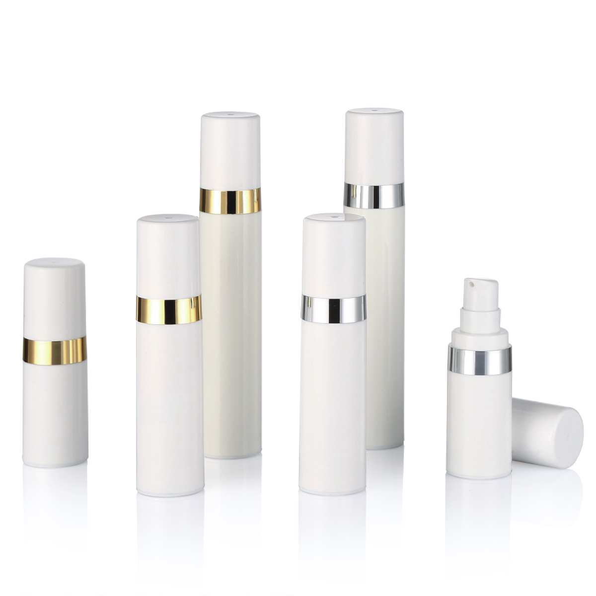 15 ml 30 ml 50 ml Plastik PP Airless Hautpflege Cream Lotion Pumpe L16