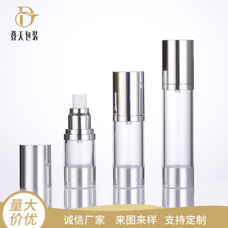 15/30/50/80/100/120 ml Transparent Spray Separate Flasche Tragbare Hautpflege Probe Flasche Vakuumflasche