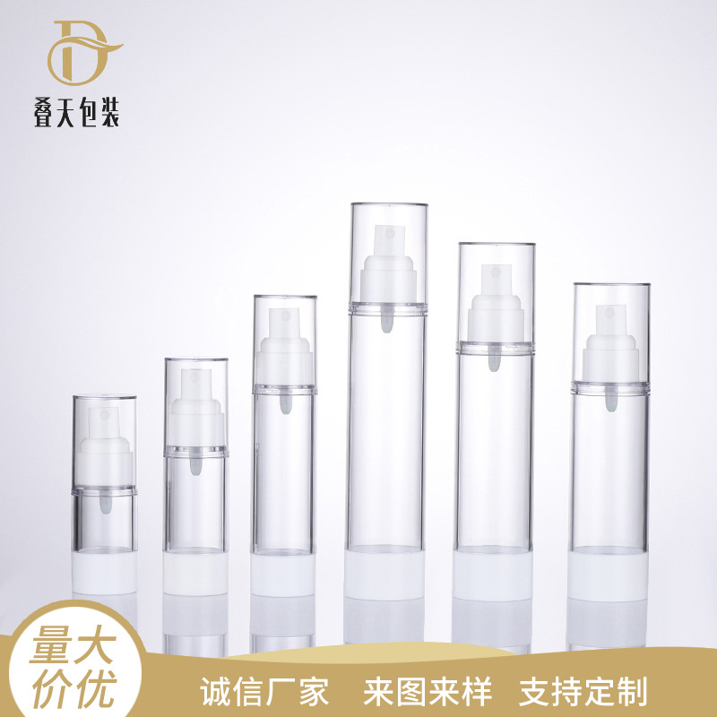 15/30/50/80/100/120 ml Plastikflasche Reise Kosmetik Subflasche Sprühflasche Vakuumflasche