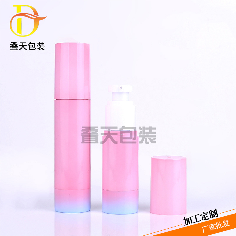 Der Hersteller liefert eine große Anzahl von Kosmetika für die Testabfüllung 30 ml 50 ml Lotion Flasche Pink Desinfektionsmittelflasche