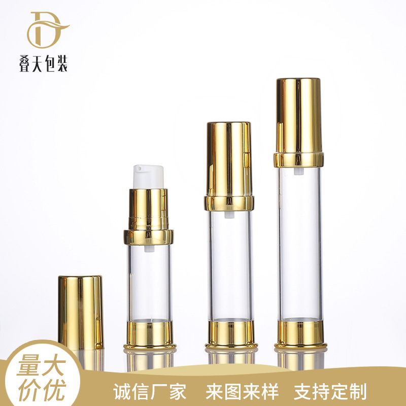 15 20 30 ml Lotion Vakuumflasche Unterpackung Vakuumflasche Eye Cream Lotion Plastikprobe Probe Flasche Lotion Flasche