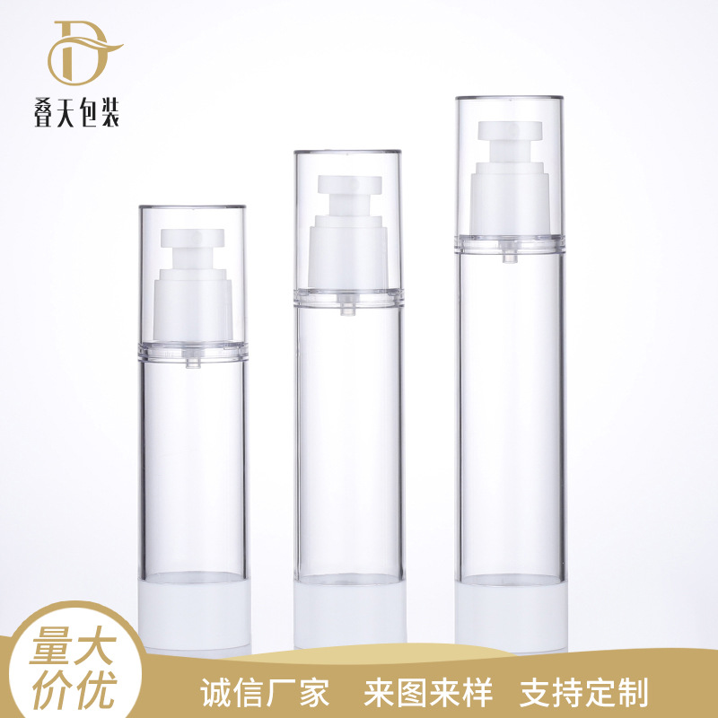 80 100 ml Knopf Vakuumflasche Hauttoner Flasche Tragbare Kosmetik -Unterflasche Sprühflasche